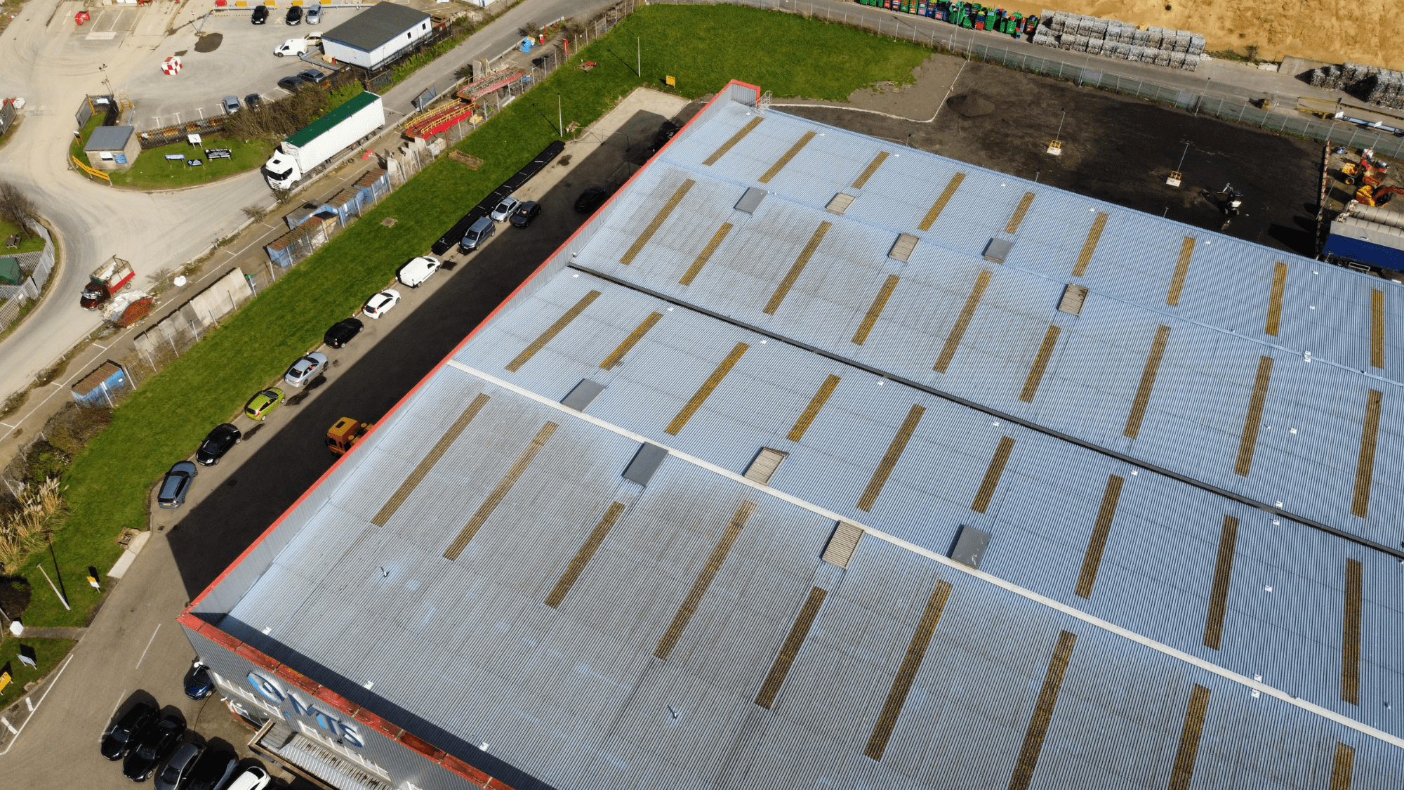 Solar PV System on building roof